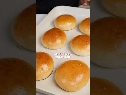 Brioche Burger Buns Recipe 🍔