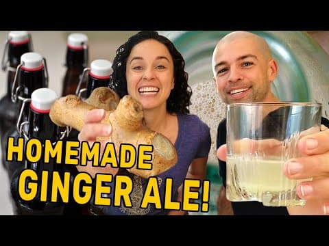 Homemade Ginger Ale (Fermented)