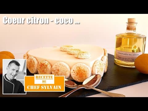 Cœur citron coco