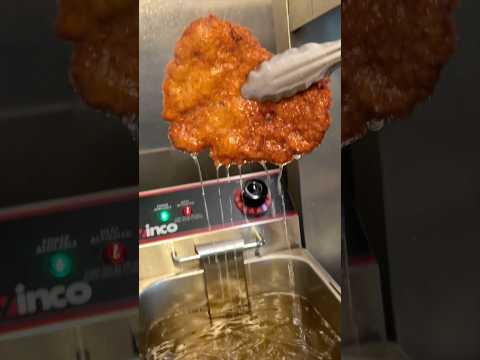 The BREADED STEAK FOCACCIA SANDO from Porchetta Shop in Charleston, South Carolina! 🥩