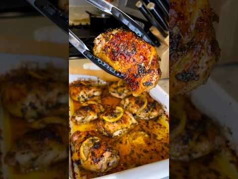 Lemon Chicken - Bake for 40min @ 400 degrees. Broil for 5min.