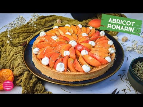 Apricot‑Rosemary Tart - Delicious French dessert with medium difficulty. Perfect recipe converted from YouTube video to PDF format.