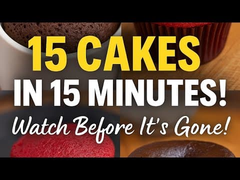 15 Viral Cake Recipes You Can Make in 60 Seconds