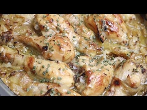 Lemon and Mustard Chicken - Delicious French main course with easy difficulty. Perfect recipe converted from YouTube video to PDF format.