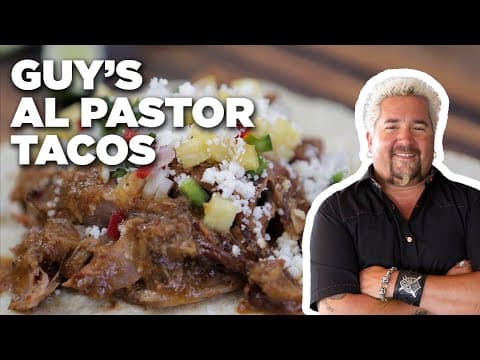 Guy Fieri's Al Pastor Tacos with Pineapple-Jalapeño Salsa