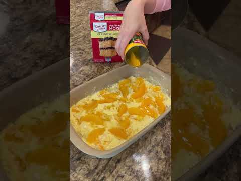 Easy Peach Cobbler with Yellow Cake Mix