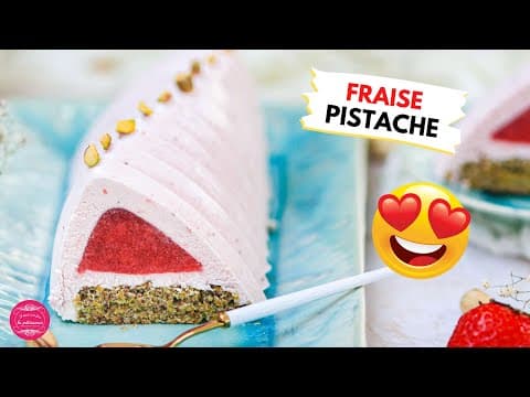 Strawberry Pistachio Entremet - Delicious French dessert with medium difficulty. Perfect recipe converted from YouTube video to PDF format.