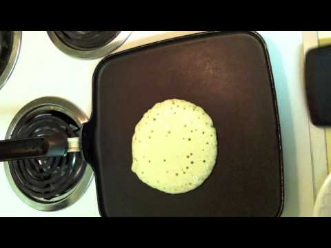 Pancakes from a Ketchup Bottle