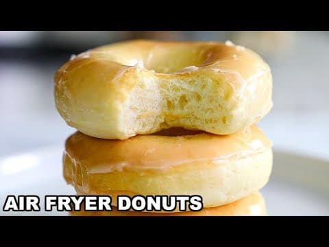 Air Fryer Glazed Donuts