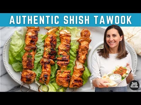 AUTHENTIC Lebanese Chicken Kabobs