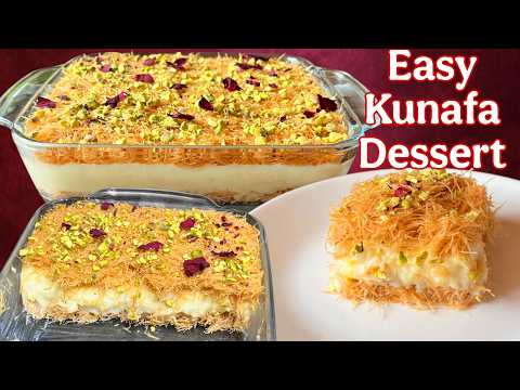 Kunafa Dessert In Indian Style