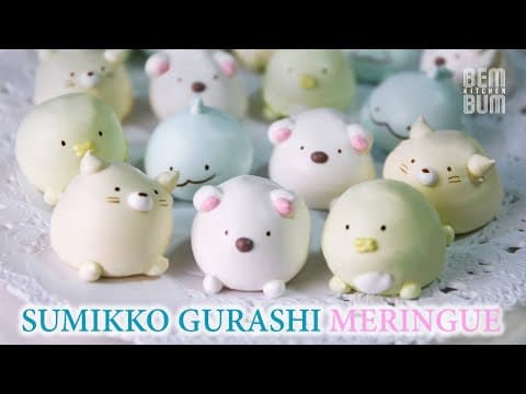 How to Make Sumikko Gurashi Meringue Cookies!