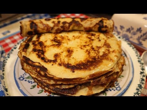 Light vanilla and cognac crepes - Delicious French breakfast with easy difficulty. Perfect recipe converted from YouTube video to PDF format.