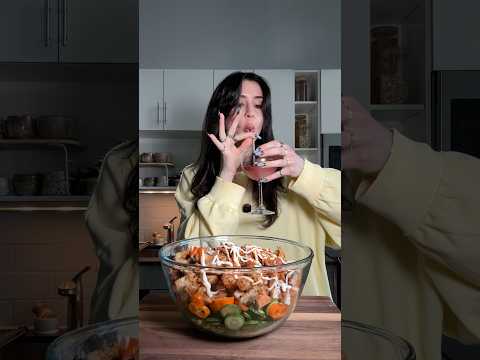 Crispy chicken and rice salad!!