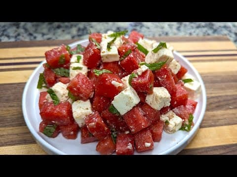 Delicious Watermelon Salad