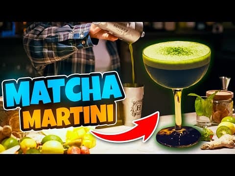 A Matcha Martini Is The Razzle Dazzle Your Next Cocktail Needs