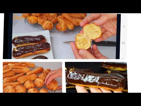 Pâte à choux classique – choux et éclairs - Delicious French dessert with medium difficulty. Perfect recipe converted from YouTube video to PDF format.