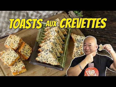 Toast frit aux crevettes et mini‑sandwichs - Delicious French appetizer with easy difficulty. Perfect recipe converted from YouTube video to PDF format.