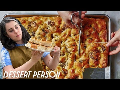 Soft and Crispy Focaccia - Delicious Italian side dish with medium difficulty. Perfect recipe converted from YouTube video to PDF format.