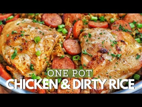 BEST One Pot Chicken And Dirty Rice Recipe