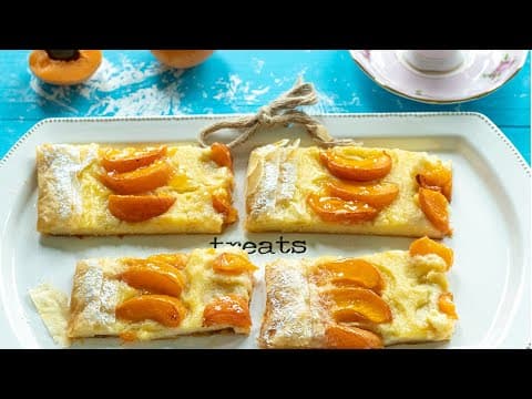 Greek Style Apricot Summer Tart: Galatopita Custard Pie