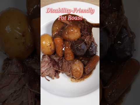 Disability-Friendly Slow Cooker Chuck Roast with Potatoes and Carrots - Delicious American recipe with easy difficulty. Perfect recipe converted from YouTube video to PDF format.