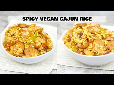 Spicy Vegan Cajun Rice