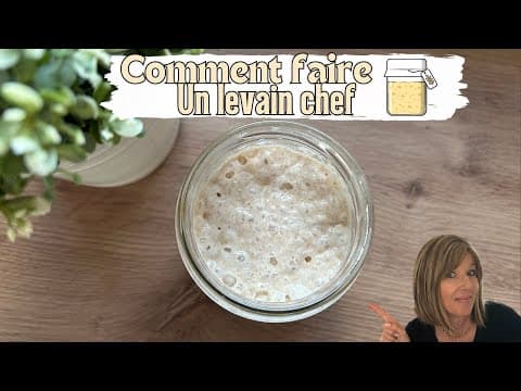 Levain Chef (Sourdough Starter) sans raisins secs
