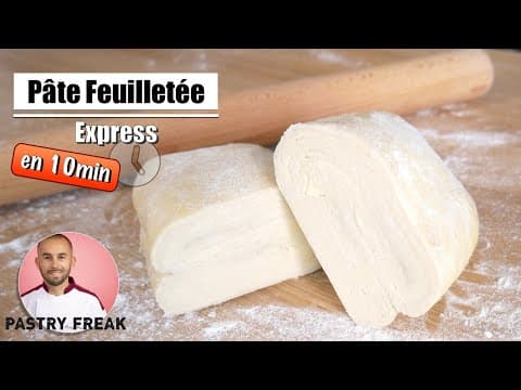 Express puff pastry (10 min) - Delicious French bread with medium difficulty. Perfect recipe converted from YouTube video to PDF format.