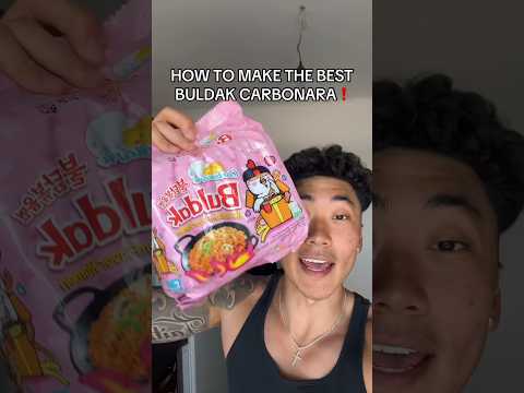 HOW TO MAKE THE BEST BULDAK CARBONARA 🫕🔥❗️