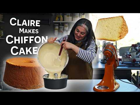 Vanilla Chiffon Cake - Delicious American dessert with medium difficulty. Perfect recipe converted from YouTube video to PDF format.