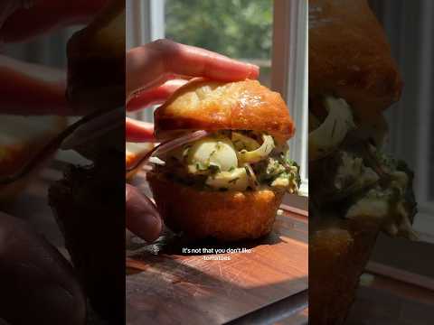 Tahini Egg Salad Muffin Cups - Delicious American snack with medium difficulty. Perfect recipe converted from YouTube video to PDF format.