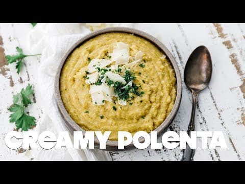 DELICIOUS Italian Creamy Polenta Recipe