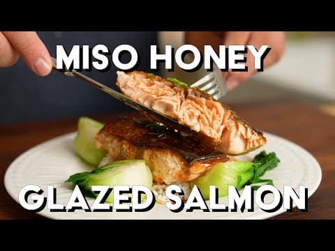 Miso Honey Glazed Salmon