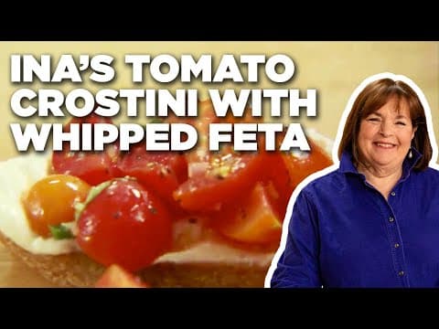 Ina Garten's Tomato Crostini with Whipped Feta