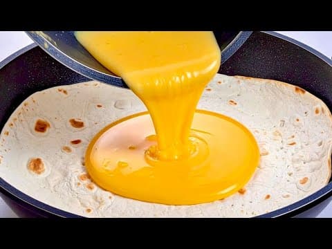 Sweet Egg and Cottage Cheese Tortilla Breakfast
