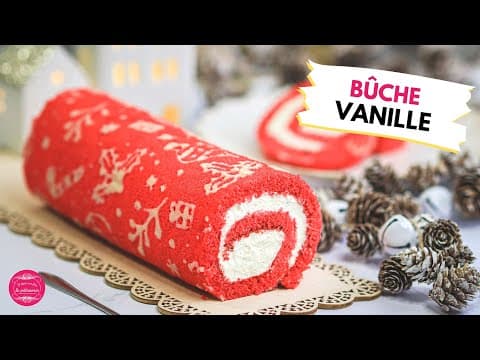 Printed Vanilla Yule Log - Delicious French dessert with medium difficulty. Perfect recipe converted from YouTube video to PDF format.
