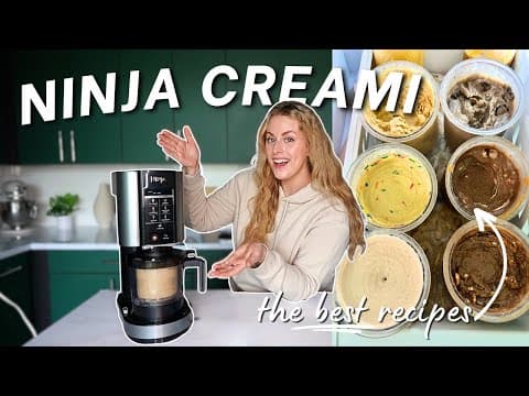 HEALTHY ICE CREAM WITH THE NINJA CREAMI (6 protein ice cream recipes)
