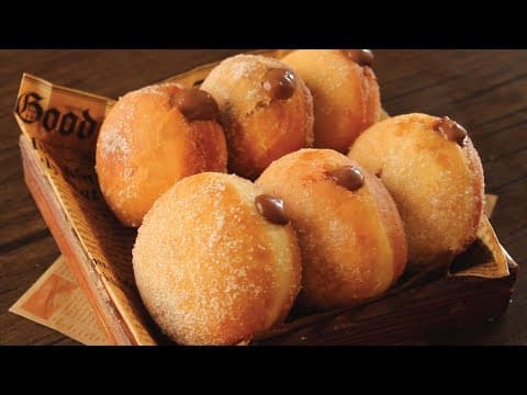 Chocolate Cream Filled Donuts