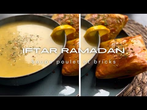 Light Chicken Soup and Chicken Bricks with Vegetables