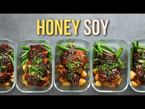 High Protein Honey Soy Chicken Meal Prep