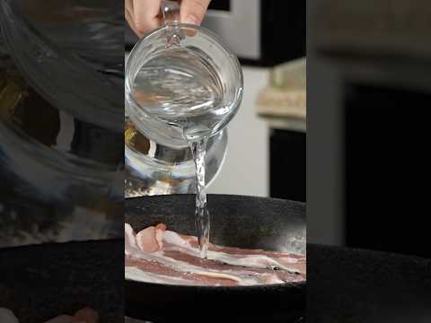 This Water Trick Makes The CRISPIEST Bacon Ever!