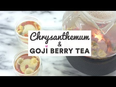 Chrysanthemum & Goji Berry Tea ♥ Chinese Herbal Tea Recipe