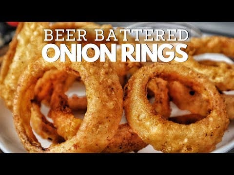 Unbelievably Delicious Appetizer: Beer Battered Onion Rings!