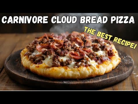 Ultimate Carnivore Cloud Bread Pizza Recipe