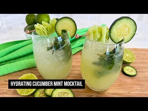 Hydrating Cucumber Mint Mocktail