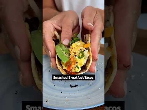 You Must Try These Smashed Breakfast Tacos