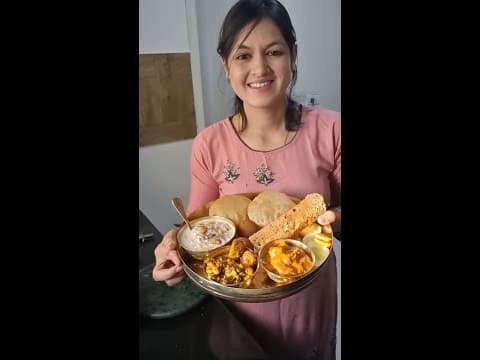 रक्षाबंधन के स्पेशल लंच थाली मे बनाई थी ढेर सारी स्पेशल चीजें??Complete Veg Thali