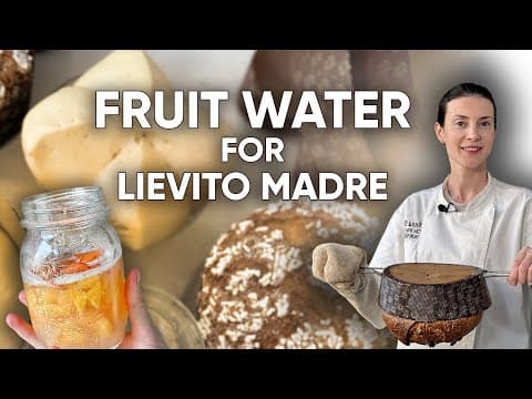Fruit Yeast Water for Levain (Italian Starter)