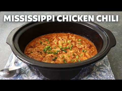 Mississippi Chicken Chili